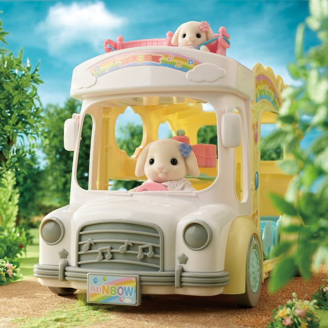 Аксессуары для фигурок - Игровой набор Sylvanian Families Детский двухэтажный автобус (5744)#7