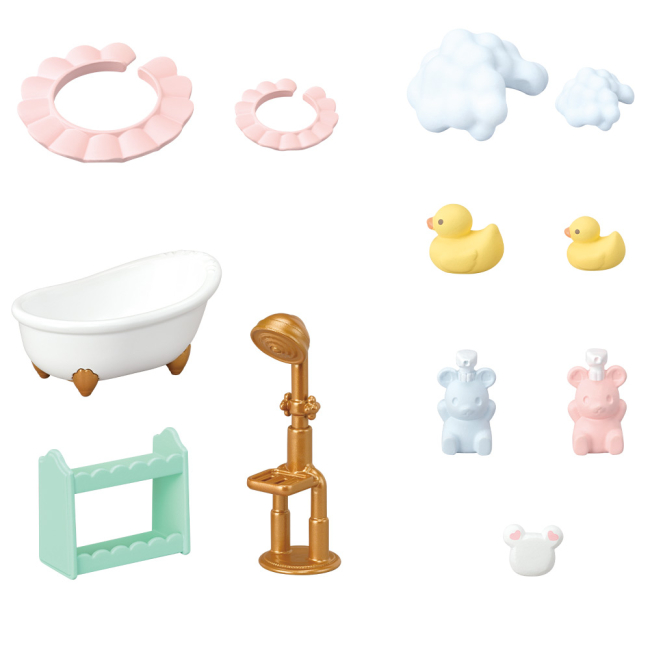 Фігурки тварин - Ігровий набір Sylvanian Families Мишенята у мильних бульбашках (5805)#2