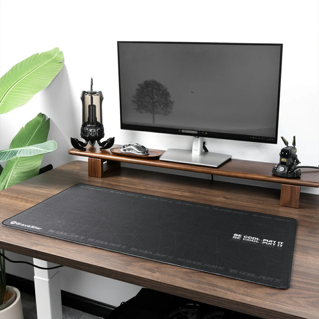 Клавиатура и мыши - Игровая поверхность GravaStar Gaming Pad XL черный (GSA8_MPD_R_BLK)#2
