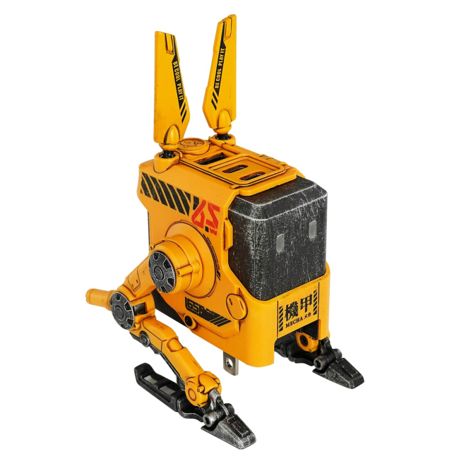 Павербанки - Зарядное устройство GravaStar Alpha65 65Вт 2XUSB-C/USB-A War-damaged yellow (GRAVASTARA65_YLW_EUK)#3