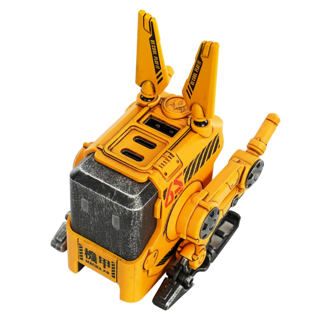 Павербанки - Зарядное устройство GravaStar Alpha65 65Вт 2XUSB-C/USB-A War-damaged yellow (GRAVASTARA65_YLW_EUK)#5