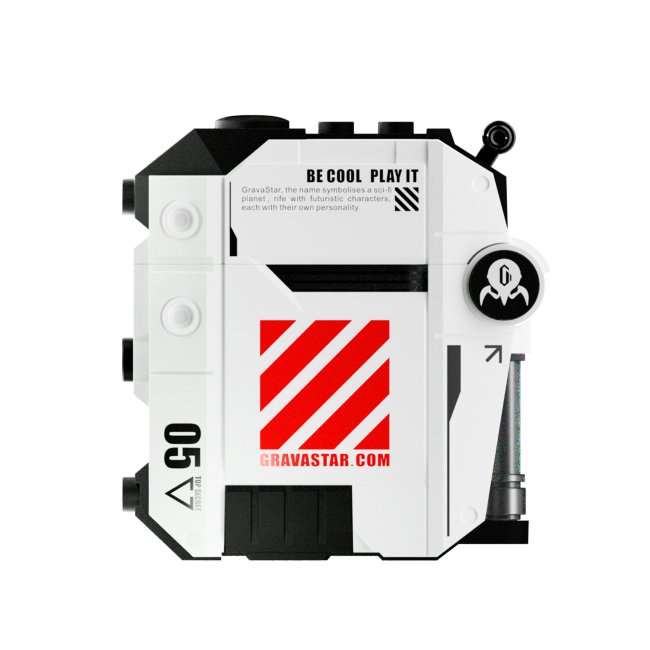 Навушники - Навушники GravaStar Sirius P5 BT 5.2 IPX4 Defense Mecha (GRAVASTARP5_MECHA_WHT_V2)#3