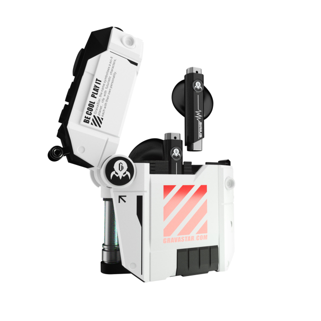 Навушники - Навушники GravaStar Sirius P5 BT 5.2 IPX4 Defense Mecha (GRAVASTARP5_MECHA_WHT_V2)#4
