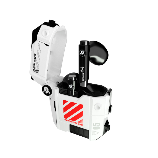 Навушники - Навушники GravaStar Sirius P5 BT 5.2 IPX4 Defense Mecha (GRAVASTARP5_MECHA_WHT_V2)#6