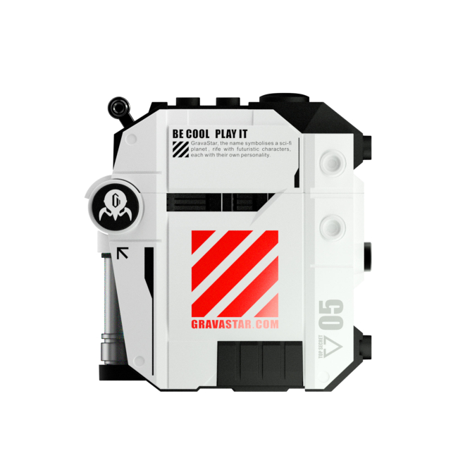 Навушники - Навушники GravaStar Sirius P5 BT 5.2 IPX4 Defense Mecha (GRAVASTARP5_MECHA_WHT_V2)#7