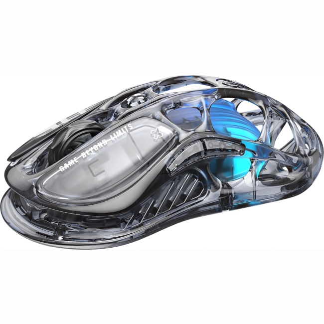 Клавиатура и мыши - Мышка GravaStar Mercury M2 BT/WL/USB-A RGB черно-прозрачный (GRAVASTARM2_XTAL_BLK)#3