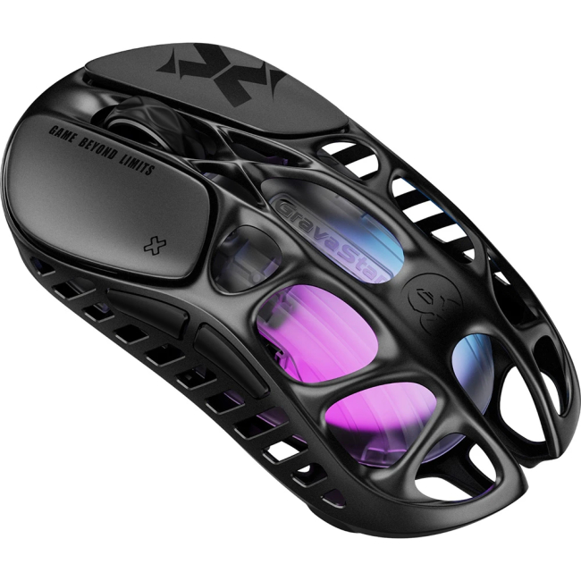 Клавиатура и мыши - Мышка GravaStar Mercury X BT/WL/USB-A RGB черный (GSX_BLK)#2