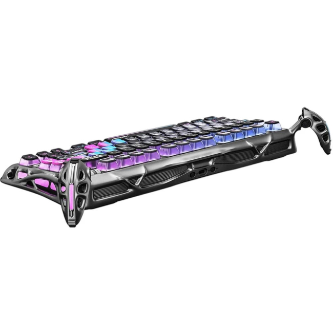 Клавиатура и мыши - Клавиатура GravaStar Mercury K1 Pro 80keys Kailh Speedy Mint BT/WL/USB cyberpunk (GSK1PRO_CBLK)#6