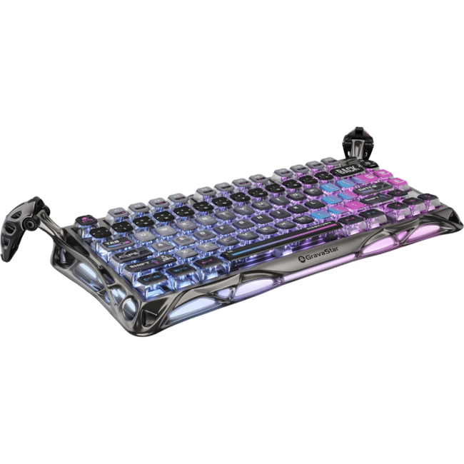 Клавиатура и мыши - Клавиатура GravaStar Mercury K1 Pro 80keys Kailh Speedy Mint BT/WL/USB черный (GSK1PRO_CMBLK)#2