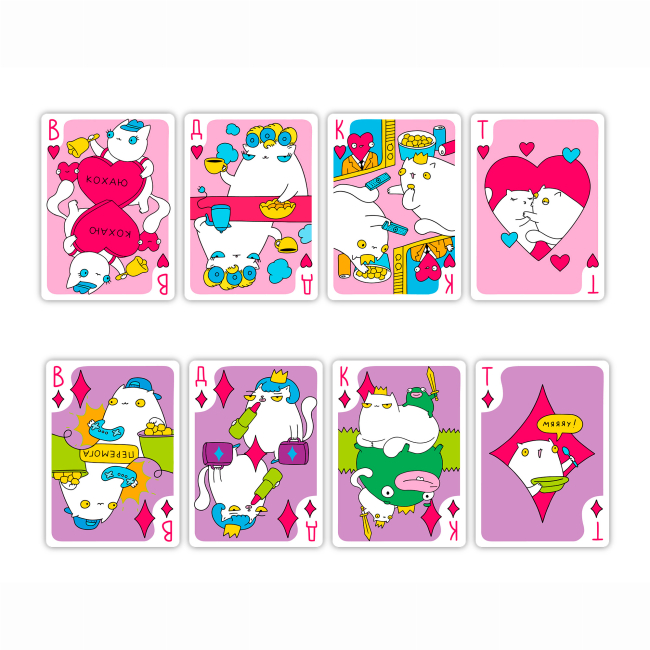 Настольные игры - Игральные карты Orner Maliunok Кошачьи (orner-2765)#3