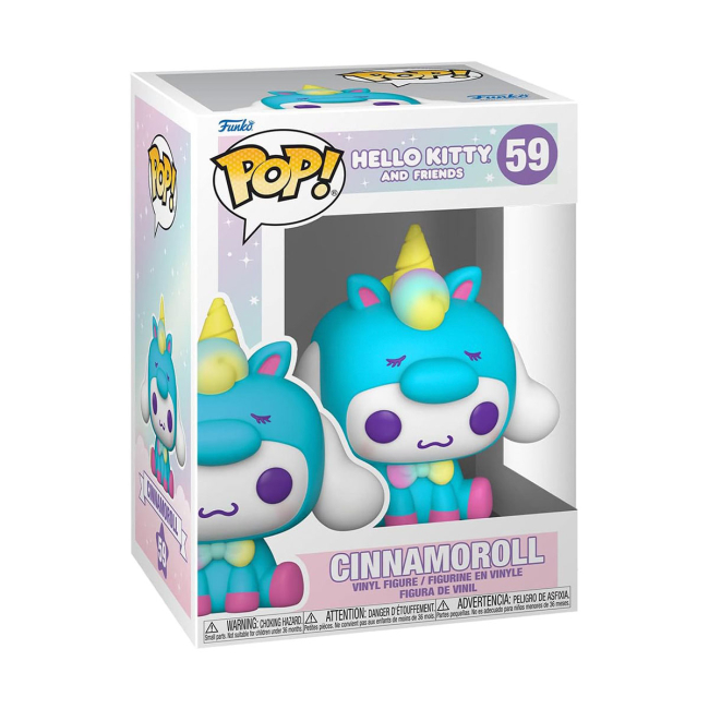 Фигурки персонажей - Фигурка Funko Pop Sanrio Hello Kitty Синнаморолл в костюме единорога (65748)#2