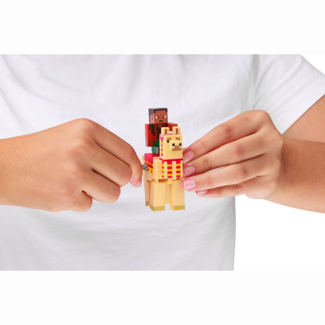 Фигурки персонажей - Набор фигурок Minecraft 3D Нур и лама заводная (MC1014/4)#5