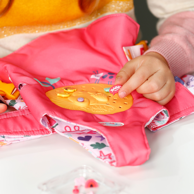 Одежда и аксессуары - Рюкзак-кенгуру для куклы Baby Born Pinplay Яркая прогулка (837603)#7