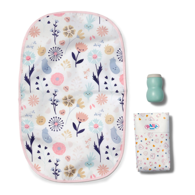 Одежда и аксессуары - Сумка для куклы Baby Born Цветочное настроение (837894)#2