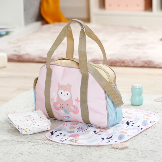 Одежда и аксессуары - Сумка для куклы Baby Born Цветочное настроение (837894)#3