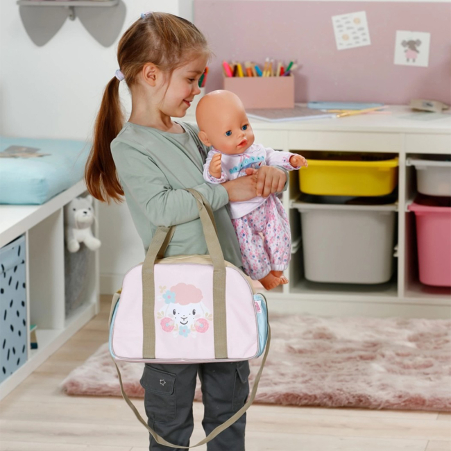 Одежда и аксессуары - Сумка для куклы Baby Born Цветочное настроение (837894)#4