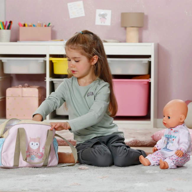 Одежда и аксессуары - Сумка для куклы Baby Born Цветочное настроение (837894)#5