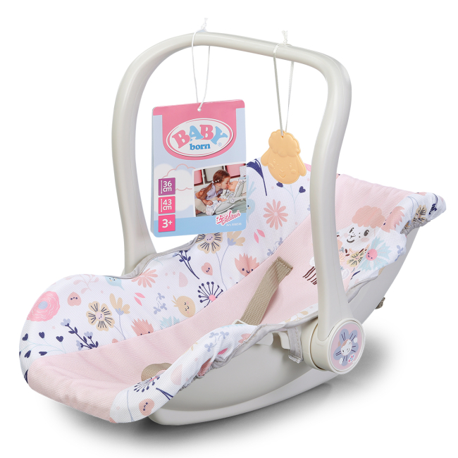 Транспорт і улюбленці - Крісло-переноска для ляльки Baby Born 2 в 1 Квітковий стиль (838518)#2