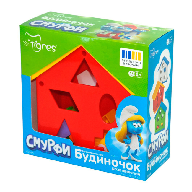 Развивающие игрушки - Сортер Tigres Дом развивающий (40068)#2