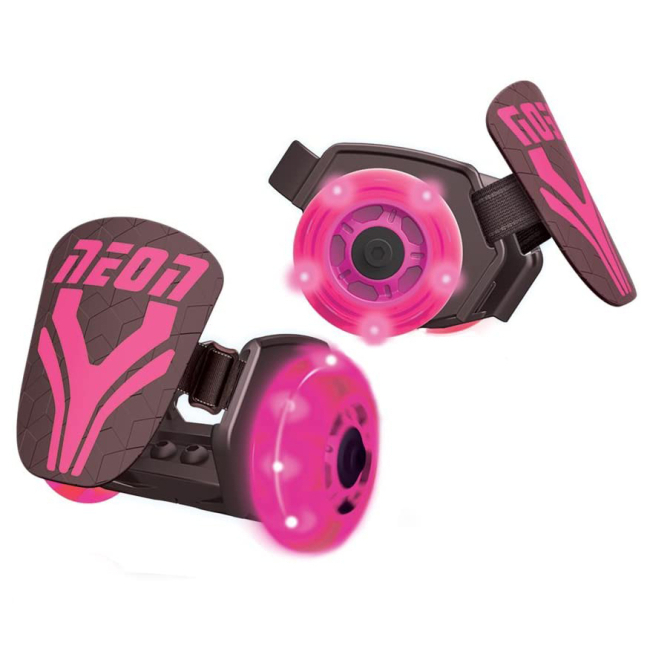 Ролики дитячі - Ролики на п'яту Neon Street rollers рожеві із підсвічуванням (N101024)#2
