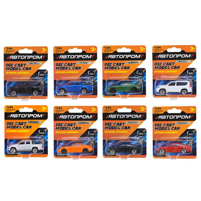 Автомоделі - Автомодель Автопром 1:64 в асортименті (AP6404)#2