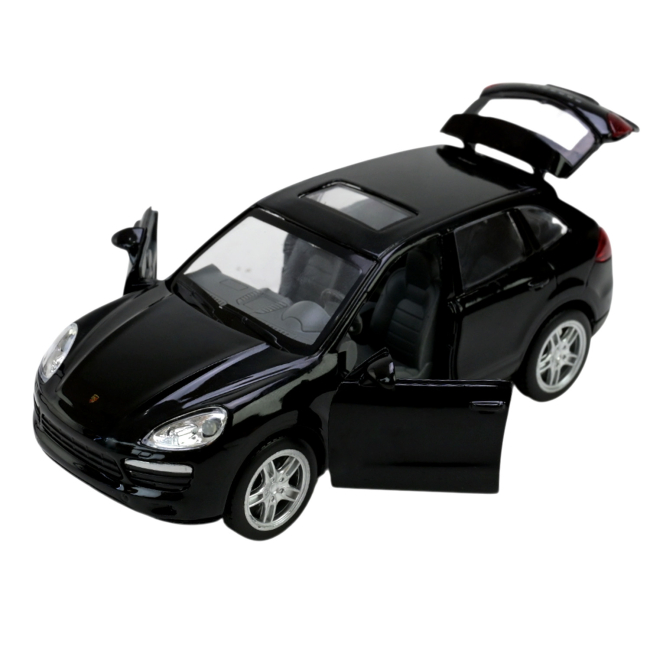 Автомоделі - Автомодель Автопром Porsche Cayenne S чорна 1:32 (68324/68324-2)#3