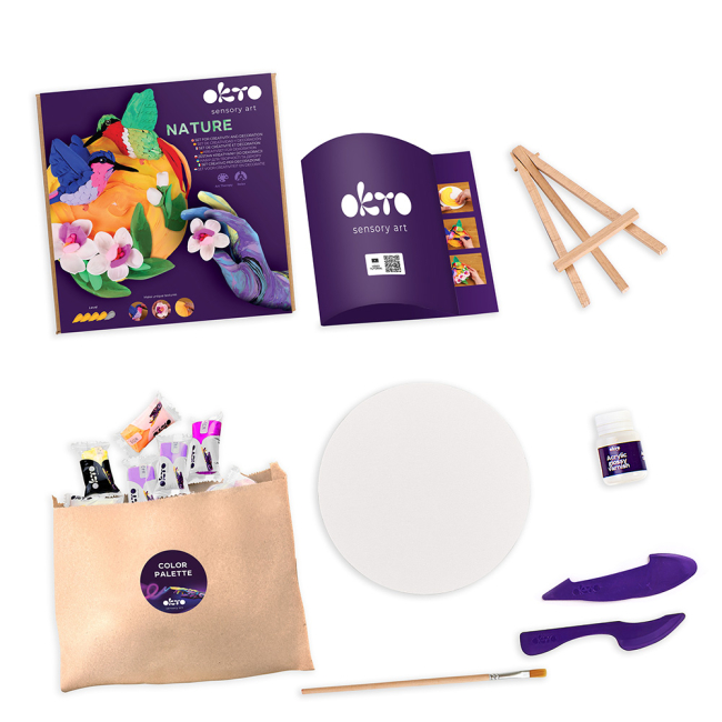 Наборы для творчества - Набор для творчества OKTO 3D картина Природа Колибри (20043)#2