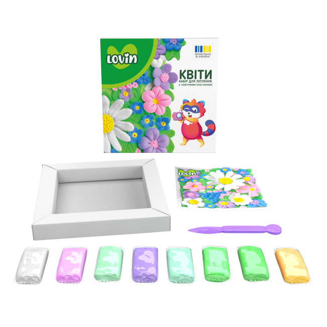 Наборы для лепки - Набор для лепки объемной картины Lovin Цветы в ассортименте (7000227)#2
