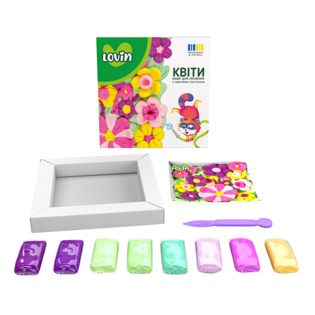 Наборы для лепки - Набор для лепки объемной картины Lovin Цветы в ассортименте (7000227)#3