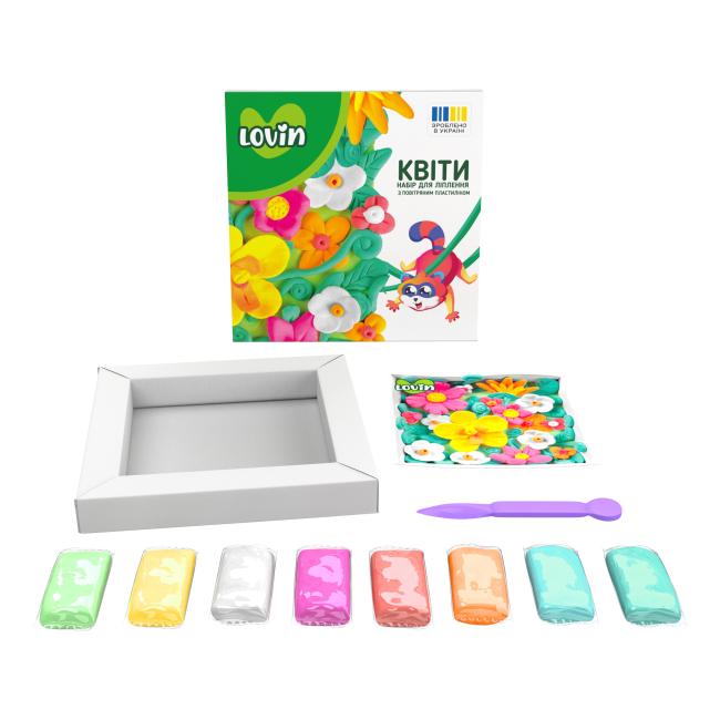 Наборы для лепки - Набор для лепки объемной картины Lovin Цветы в ассортименте (7000227)#4