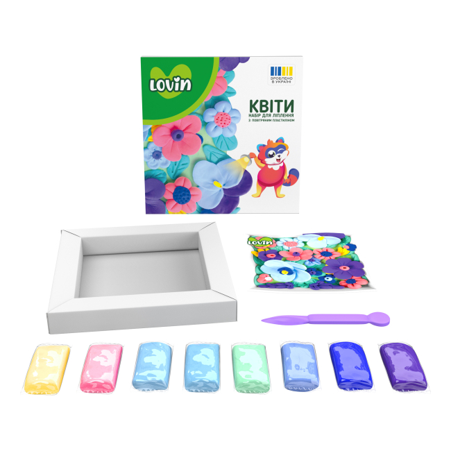 Наборы для лепки - Набор для лепки объемной картины Lovin Цветы в ассортименте (7000227)#5