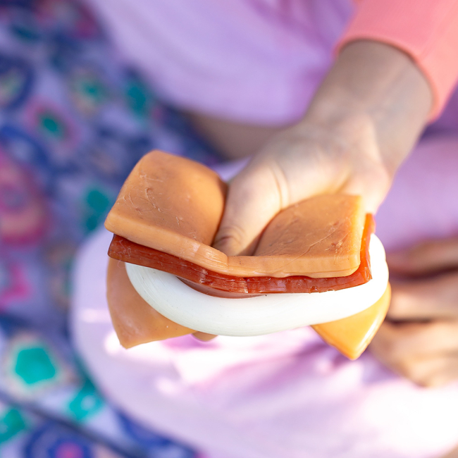 Антистресс игрушки - Игрушка-антистресс Mushmeez Сквиши Taбa маршмелоу с шоколадом (MU04748/4)#7