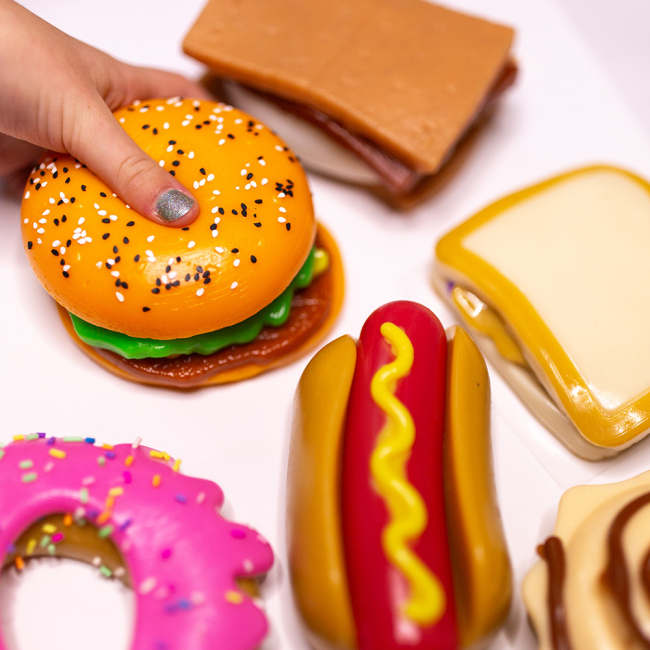 Антистресс игрушки - Игрушка-антистресс Mushmeez Сквиши Taбa бургер (MU04748/6)#4
