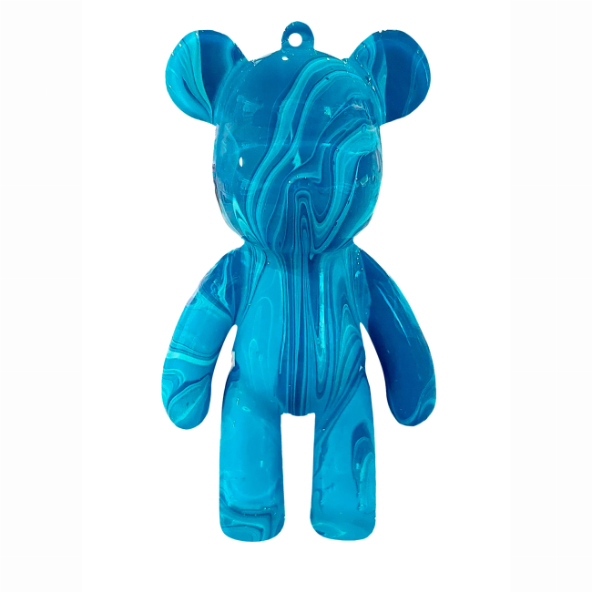 Наборы для творчества - Набор для творчества Pour Palz Флюид Арт Брелок Медвежонок голубой (GS-G66341/3)#2