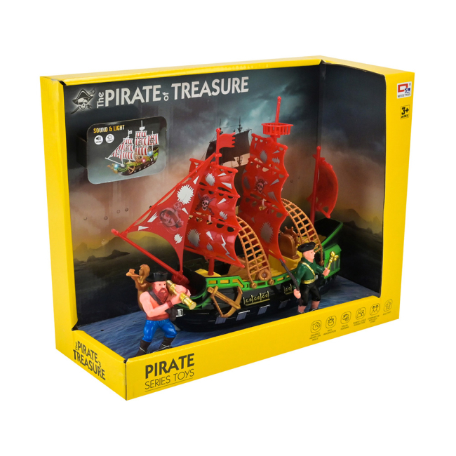 Фігурки чоловічків - Ігровий набір Країна Іграшок Піратський корабель (0807-38)#4