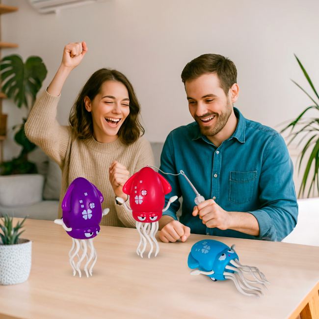 Фигурки животных - Интерактивная игрушка Tiki Wiki Кальмарини денсерини пурпурный (158-21-UA-P)#8