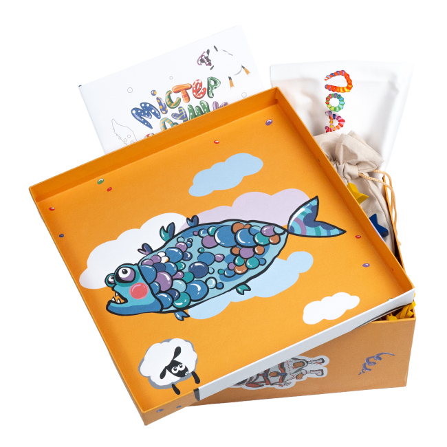 Раскраски и активитибуки (2-6 лет) - Подарунковий бокс «Містер Подушка та пес» (4820296570058)#3