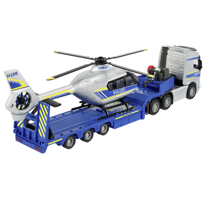 Транспорт и спецтехника - lгpовой набор Majorette Вольво Полиция транспорт с вертолетом (8503716004)#3