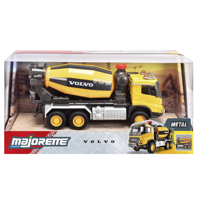 Транспорт и спецтехника - ​Автомодель Majorette Вольво Бетономешалка (8503723005)#4