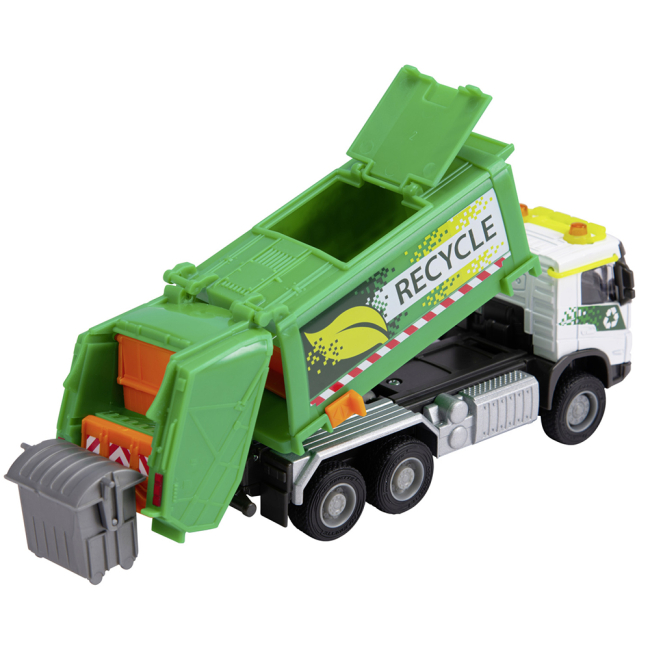 Транспорт и спецтехника - Автомодель Majorette Вольво Мусоровоз с баком (8503743001)#3