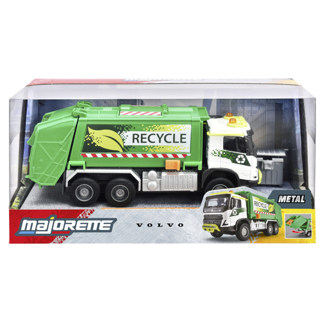 Транспорт и спецтехника - ​Автомодель Majorette Вольво Мусоровоз с баком (8503743001)#4