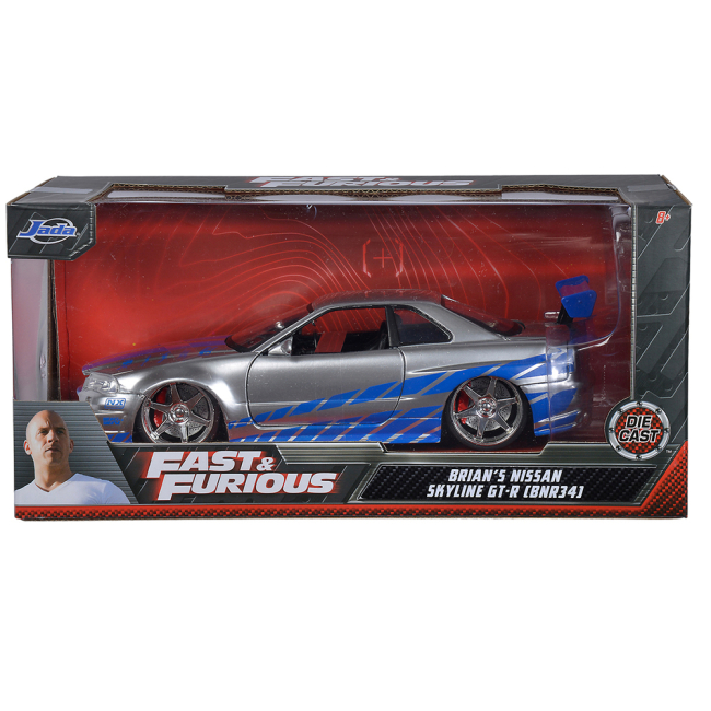 Автомодели - Автомодель Jada Форсаж Ниссан Скайлайн GT-R 2002 (9397158314R00)#2