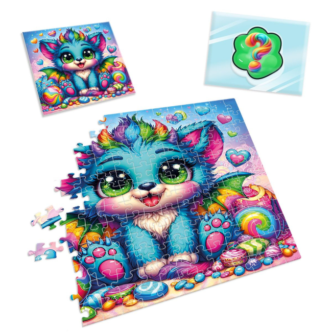 Пазлы - Пазлы Vladi Toys Бирюзовый дракончик 180 деталей (VT8030-04)#2