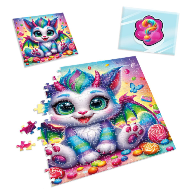 Пазлы - Пазли Vladi Toys Кольоровий дракончик 180 деталей (VT8030-05)#2