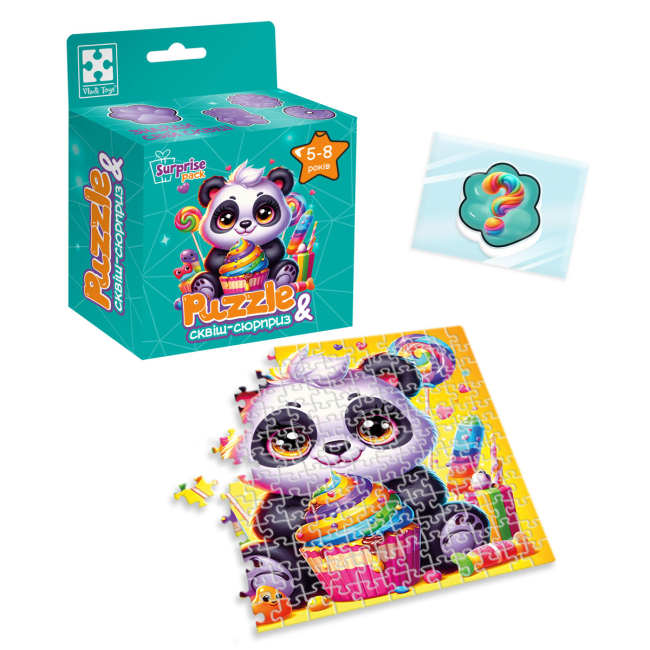 Пазлы - Пазли Vladi Toys Панда 180 деталей (VT8030-08)#2