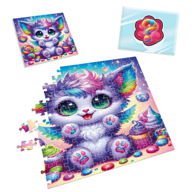 Пазлы - Пазлы Vladi Toys Цветной котенок 180 деталей (VT8030-12)#2