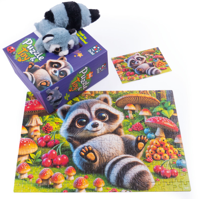 Пазлы - Пазлы De.tail Енотик 260 деталей (DT200-09)#2