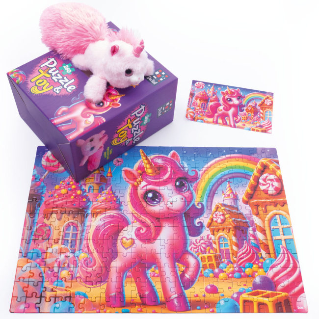 Пазлы - Пазлы De.tail Розовый единорог 260 деталей (DT200-10)#2