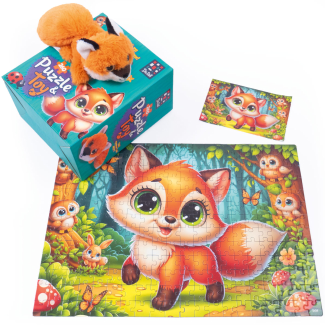Пазлы - Пазлы De.tail Лисенок 260 деталей (DT200-12)#2