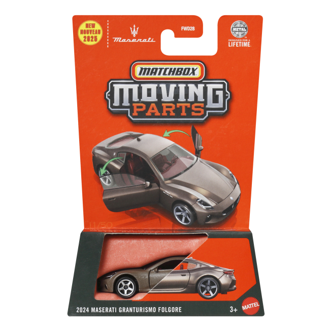 Автомодели - Автомодель Matchbox Moving parts 2024 Maserati Granturismo Folgore (FWD28/JBM56)#5